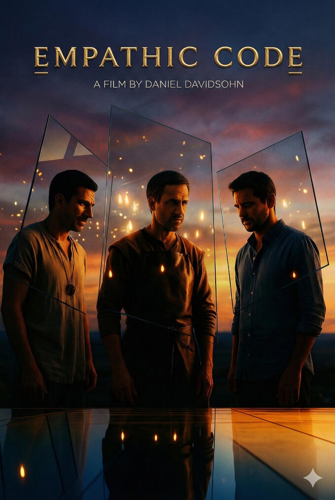 The film follows an AI designed to understand empathy by studying fragments of human history — from ancient Egypt to the modern lab — revealing how logic and compassion collide across time.